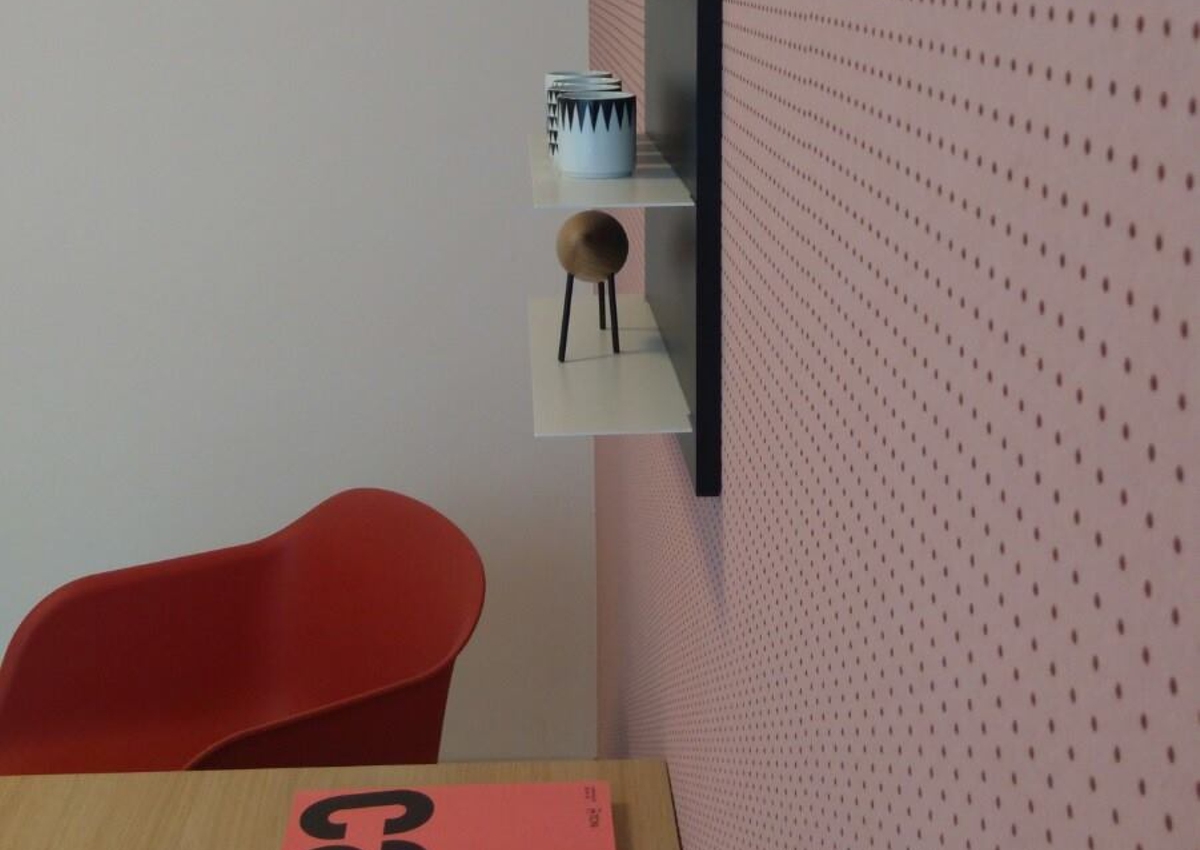 Vzorový byt Čerešne Bratislava – tapety od Horus Trade v interiéri