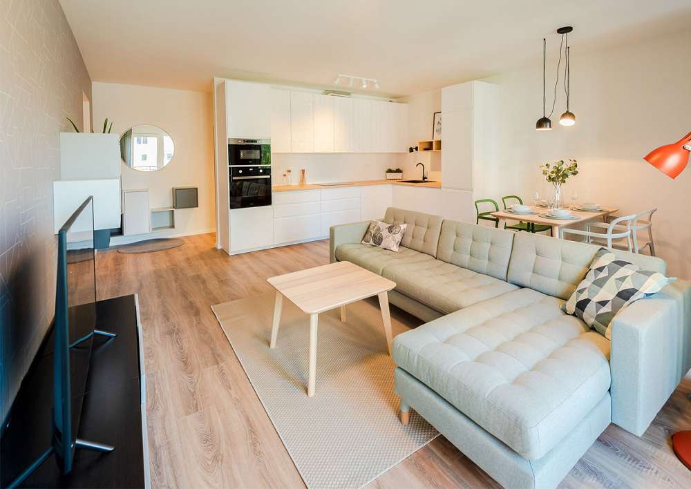 Tapety od Horus Trade - Vzorový byt Mamapapa Bratislava