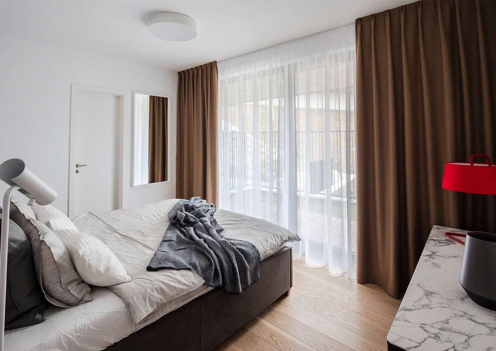 Tapety od Horus Trade v interiéri bytu Gansberg Koliba