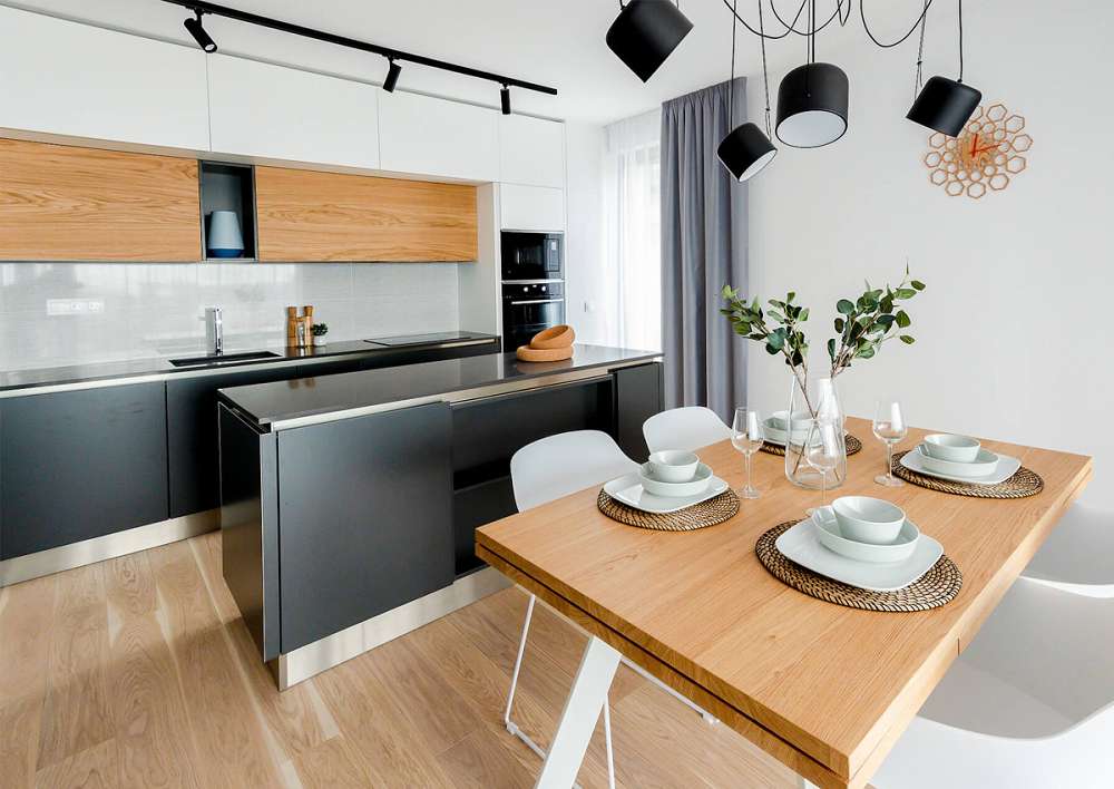 Tapety od Horus Trade v interiéri bytu Gansberg Koliba