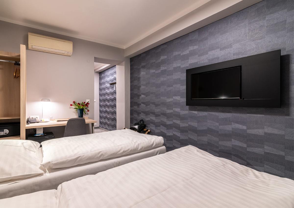 Hotel Karpatia Humenné – vinylové tapety Arte, realizácia od Horus Trade