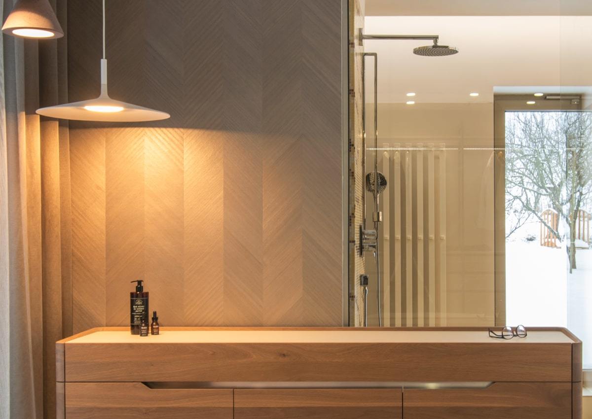 Rezidencia Ateliér D3 – tapeta Infinity Omexco a Flamant Caractere Arte | Horus Trade