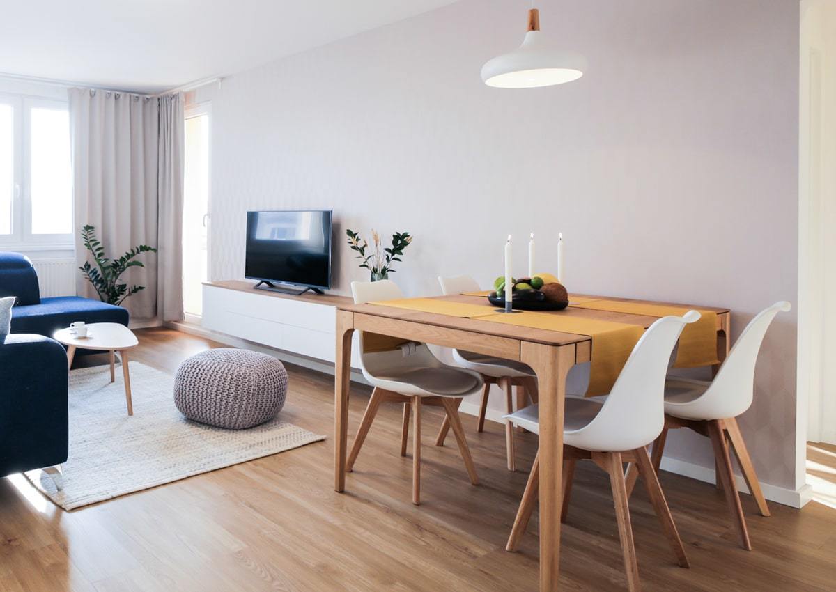 Byt v Ružinove II Bratislava – tapeta Focus Arte a Swing Caselio | Horus Trade