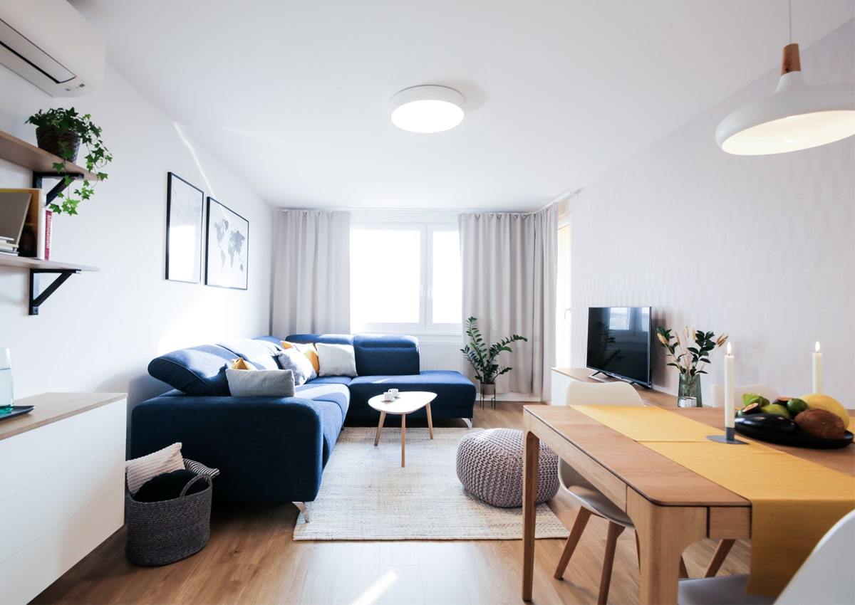 Byt v Ružinove II Bratislava – tapeta Focus Arte a Swing Caselio | Horus Trade