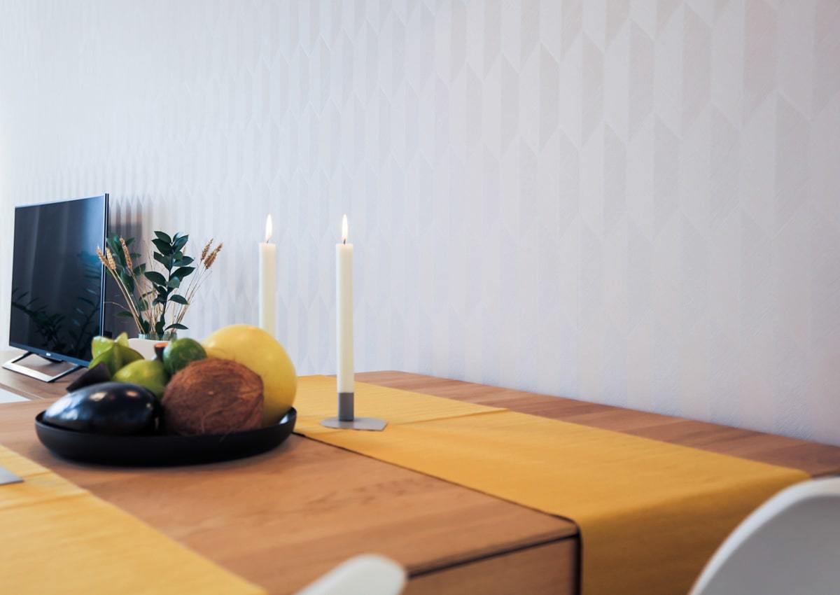 Byt v Ružinove II Bratislava – tapeta Focus Arte a Swing Caselio | Horus Trade