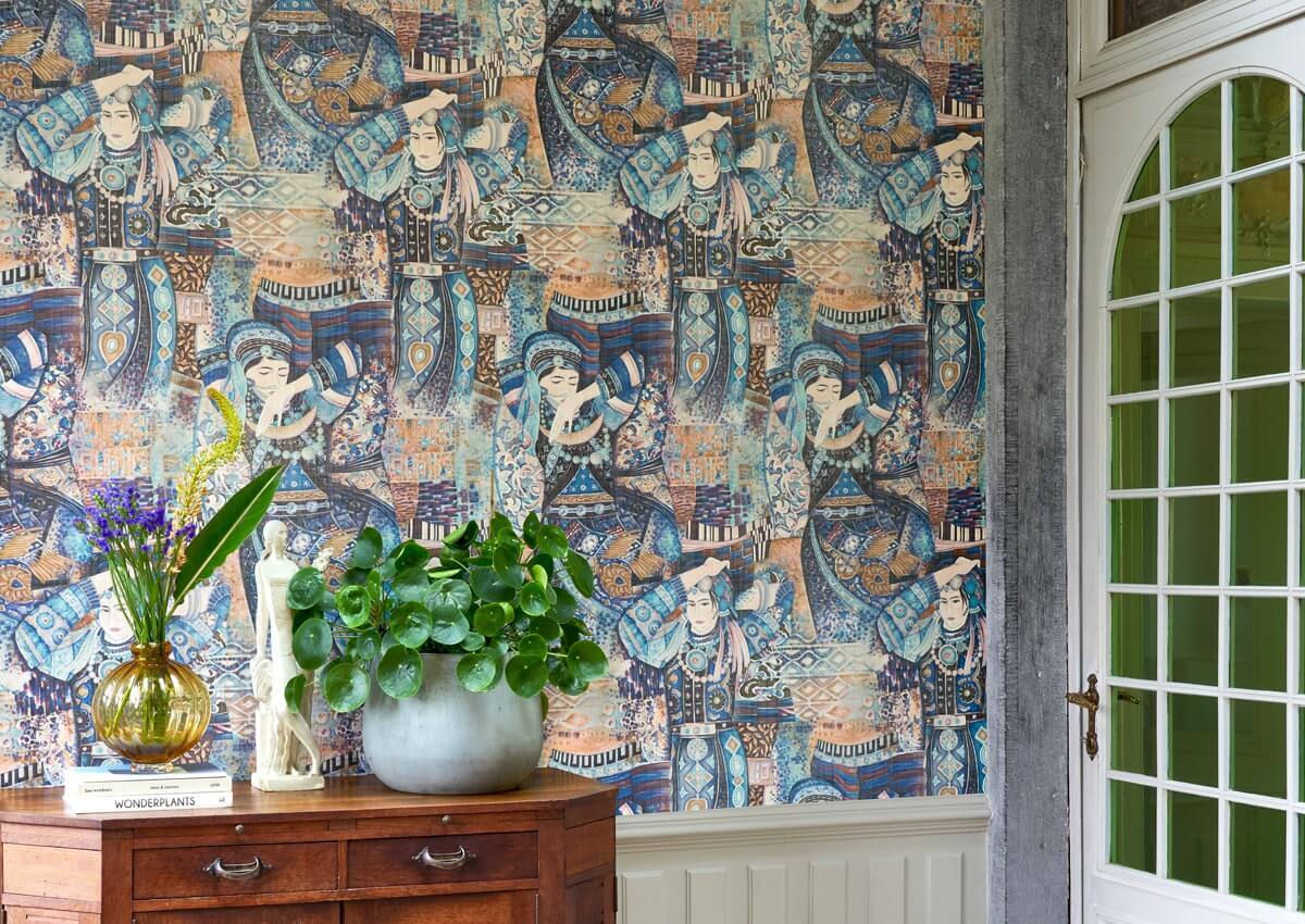 Montáž dekornej tapety Arte – panoramatický vzor