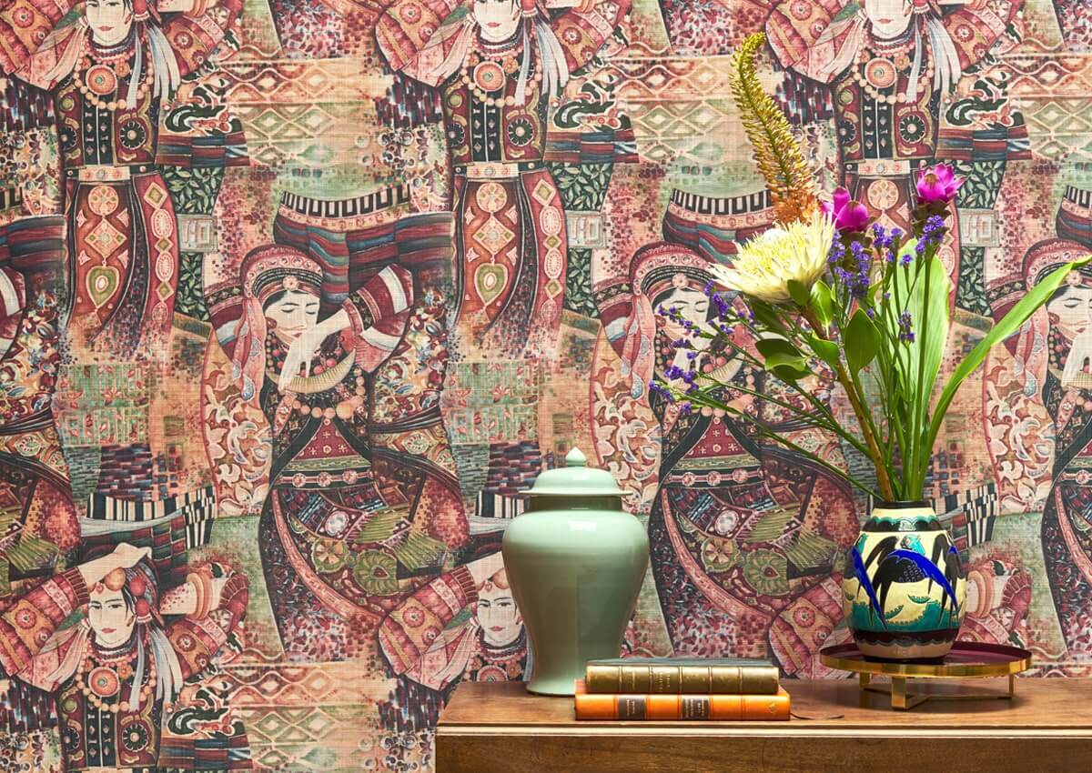 Montáž dekornej tapety Arte – panoramatický vzor