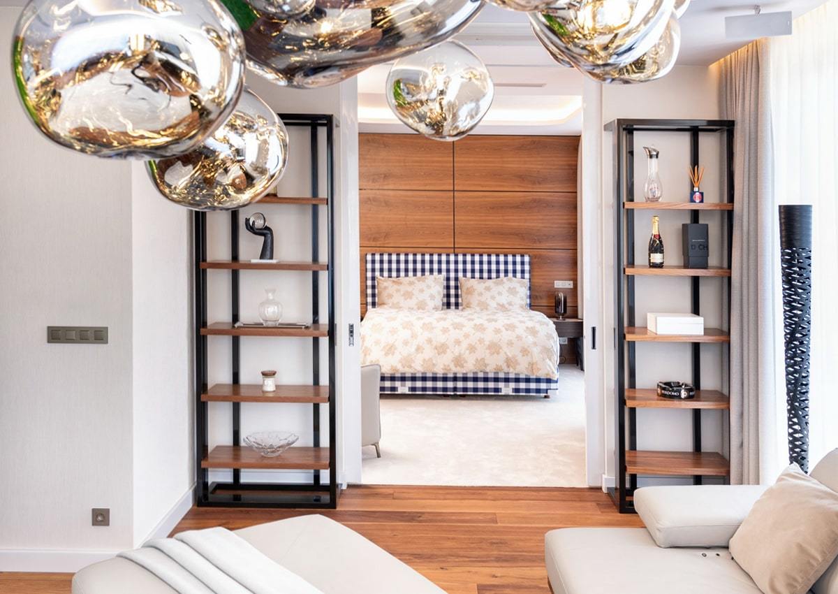 Apartmán Bratislava – tapety Vescom a textil Kobe, realizácia Horus Trade