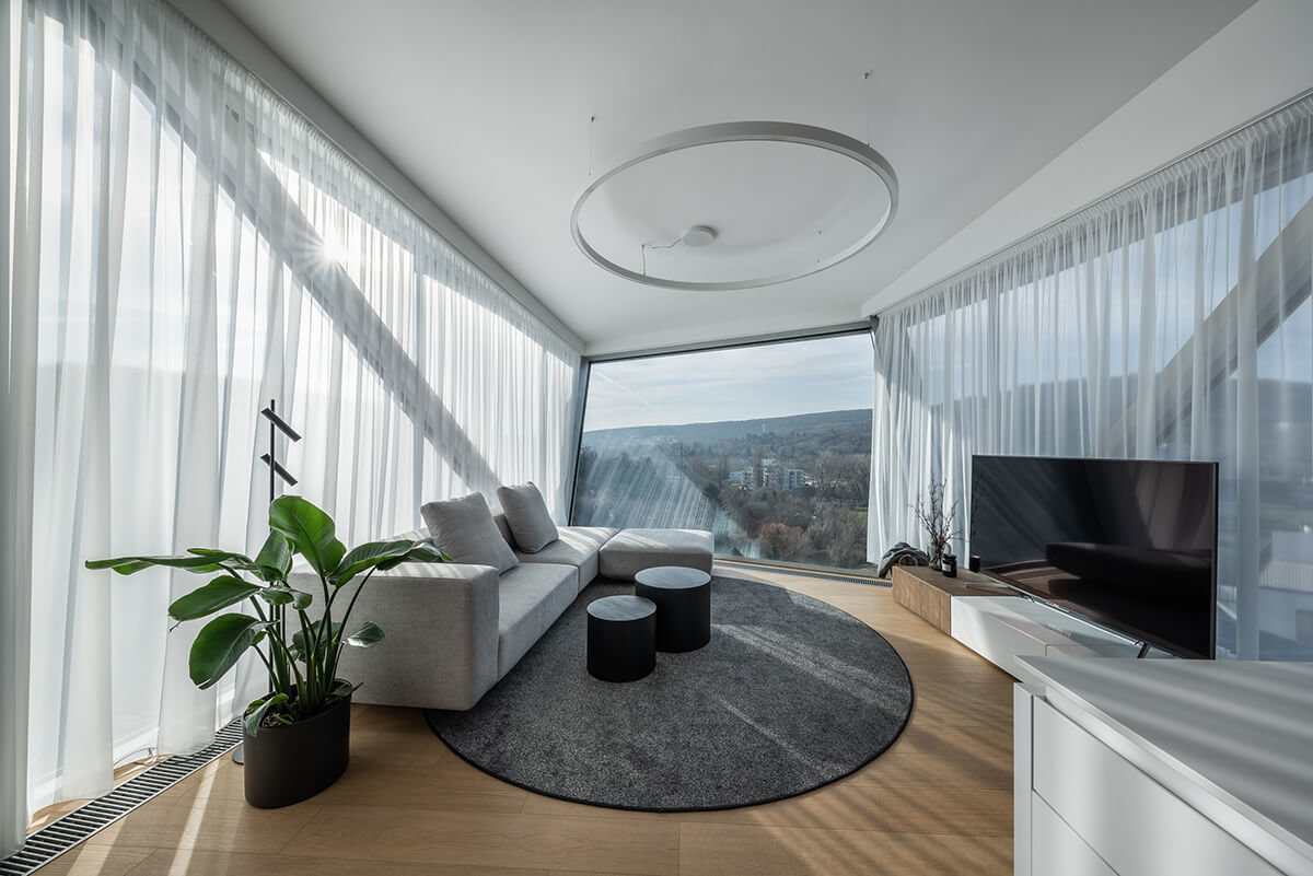 Byt C Čerešne Bratislava – textil Mode Home, realizácia Horus Trade